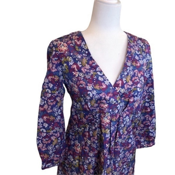 See By Chloe Purple Floral Dress - Picture 2 of 9